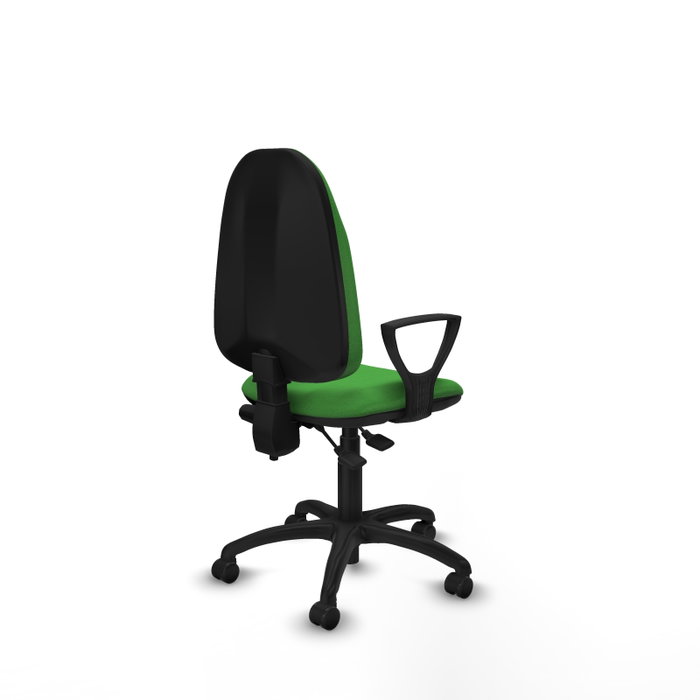 PIQUERAS Y CRESPO Silla de oficina Algarra Verde con Brazos Fijos