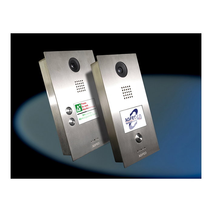 AGFEO IP-Video TFE 2 Videoportero IP Acero Inoxidable TFT 8.89 cm 3.5" 480x320px Video 1280x720px