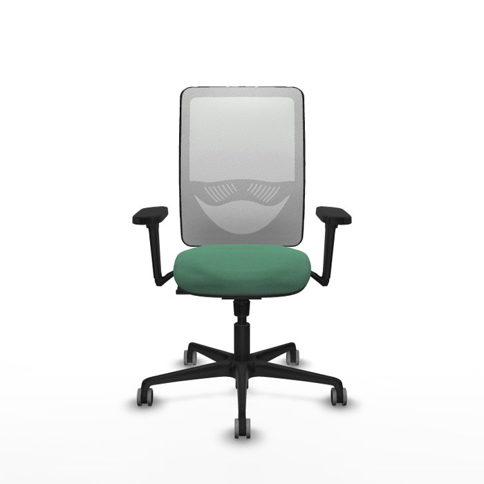 PIQUERAS Y CRESPO Silla de oficina Zulema Verde esmeralda y Blanco PIQUERAS Y CRESPO Silla de oficina Zulema Verde esmeralda y Blanco