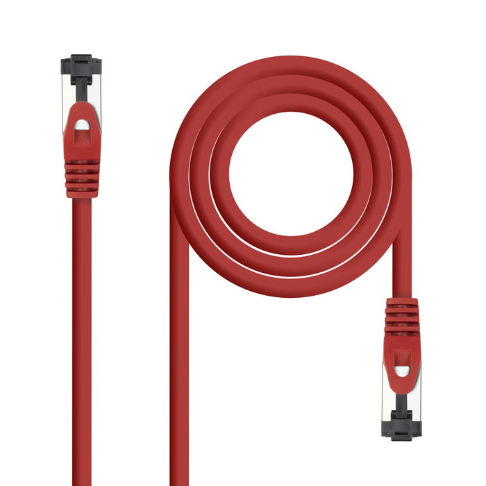 Nanocable Cable de Red Cat.8.1 SSTP AWG26 2m Rojo
