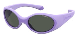 Polaroid PLD-8037-S-B3V-M9 Gafas de sol infantiles moradas