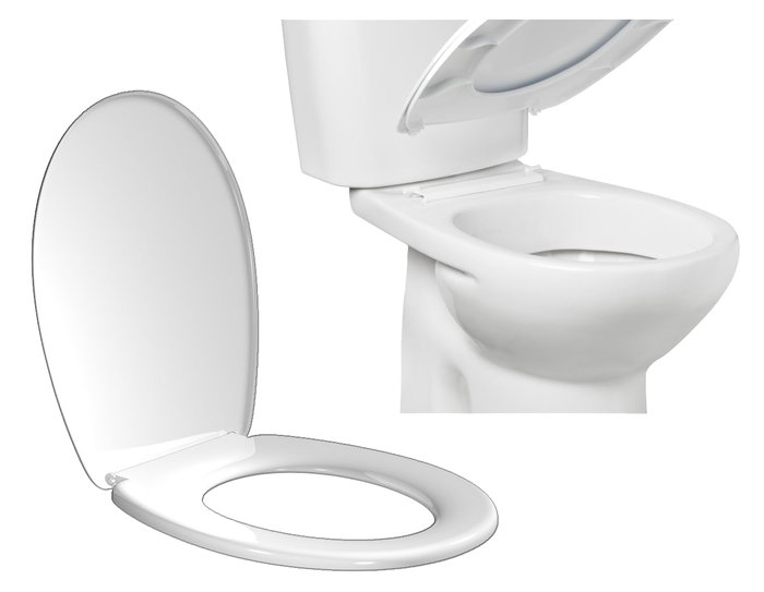 TATAY Tapa Asiento WC Blanco Universal 37x45 cm TATAY Tapa Asiento WC Blanco Universal 37x45 cm