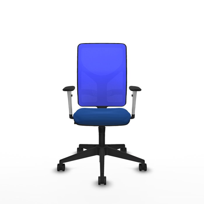 PIQUERAS Y CRESPO Silla de oficina Motilla Azul con mecanismo Sincro