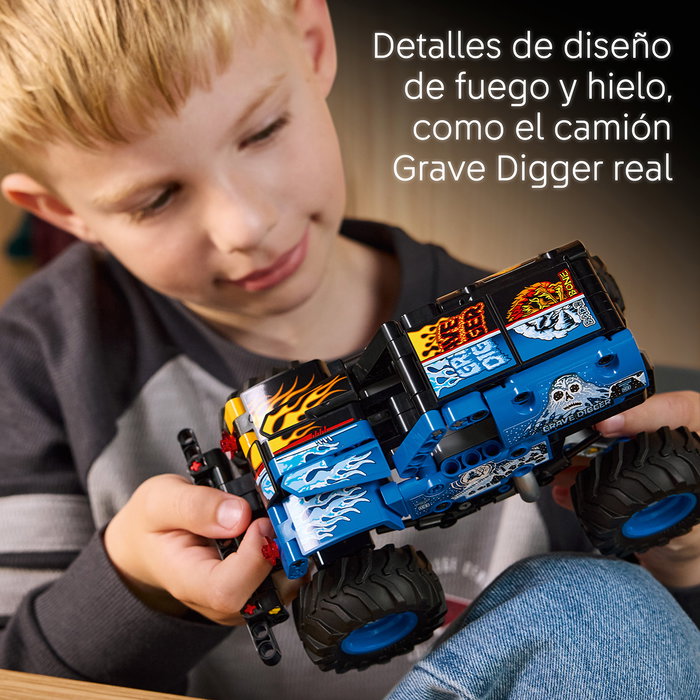 LEGO Technic Monster Jam Grave Digger Fuego y Hielo 42219