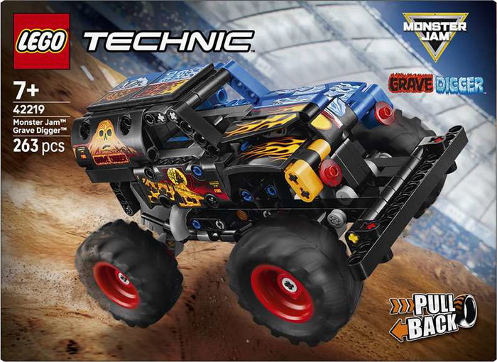 Lego Technic Juego de Construccion Monster Jam Grave Digger Fuego y Hielo para niños 6+ años