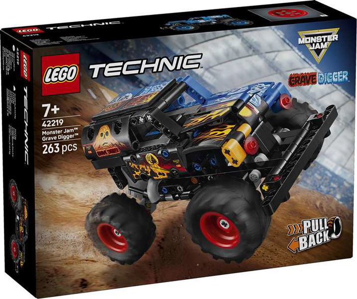 Lego Technic Juego de Construccion Monster Jam Grave Digger Fuego y Hielo para niños 6+ años
