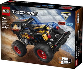 Lego Technic Juego de Construccion Monster Jam Grave Digger Fuego y Hielo para niños 6+ años