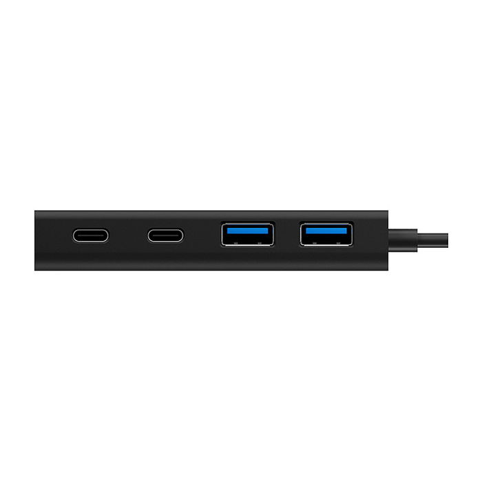 ICY BOX IB-HUB1426-CPD Hub USB 5 Puertos (2xUSB3.0, 2xUSB-C, 1xUSB-C PD 60W) SuperSpeed Pasivo Negro Aluminio