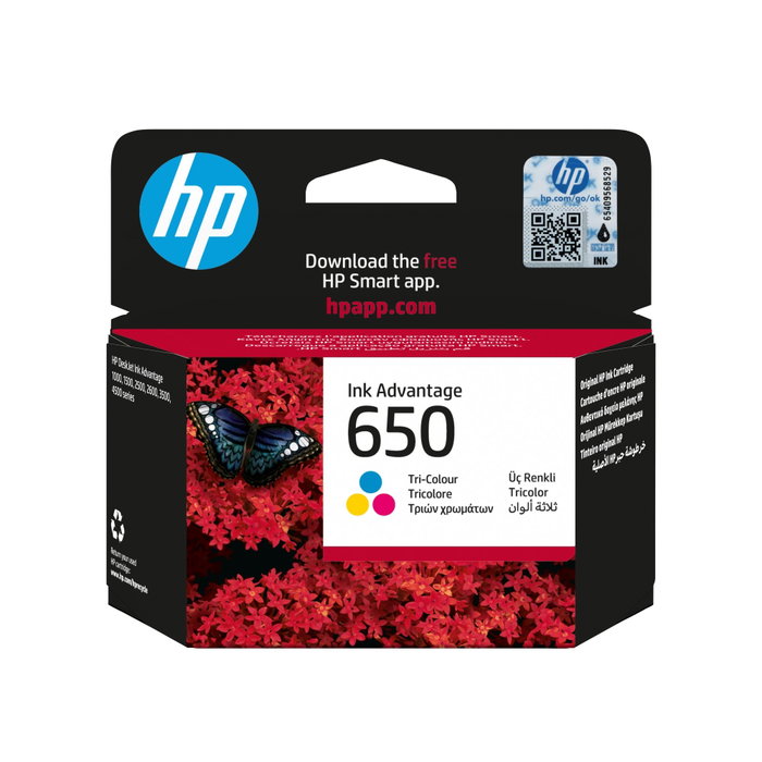 HP 650 Cartucho de Tinta Tri-color CZ102AE