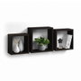 Moblekit Set de 3 Estantes ISAR Black
