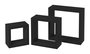 Moblekit Set de 3 Estantes ISAR Black