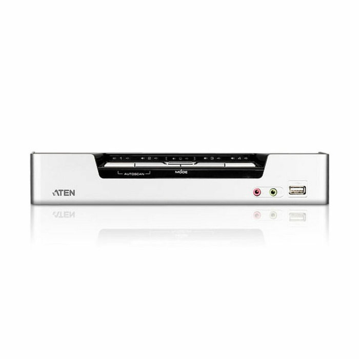 Aten CS1794 Switch KVM de 4 puertos con HDMI, Audio y Hub USB 2.0