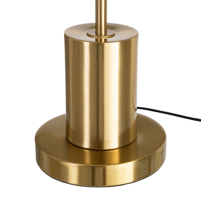 Lámpara Mesa Oro Tejido-Metal 30 X 30 X 65 cm