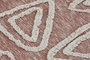 DKD Home Decor Alfombra Pasillo Rosa Blanco Algodon Polyester 240 x 60 cm (2 Unidades)