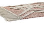 DKD Home Decor Alfombra Pasillo Rosa Blanco Algodon Polyester 240 x 60 cm (2 Unidades)