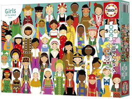 EDUCA BORRAS Puzzle 300 Piezas Niñas del Mundo