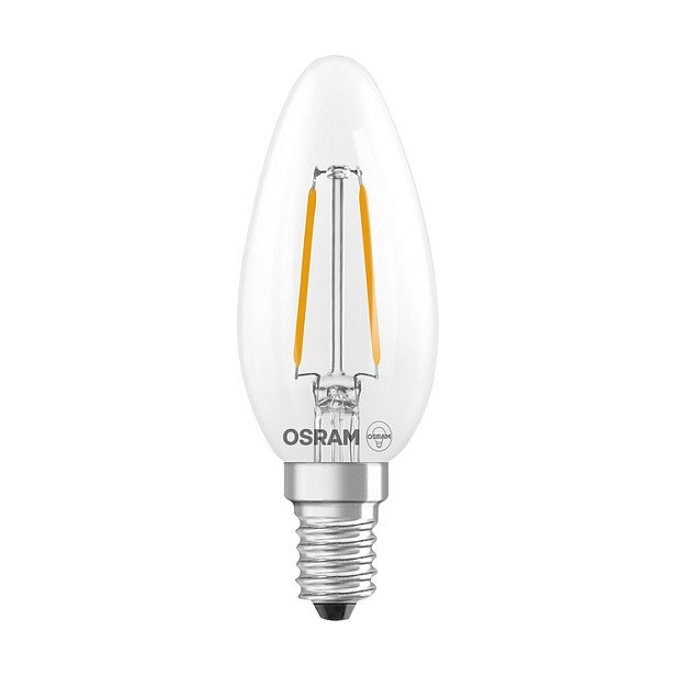 OSRAM LED-Lampe RETROFIT CLASSIC B 2,5 W E14 klar