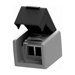 Easylan preLink / fixLink AP-Dose grau