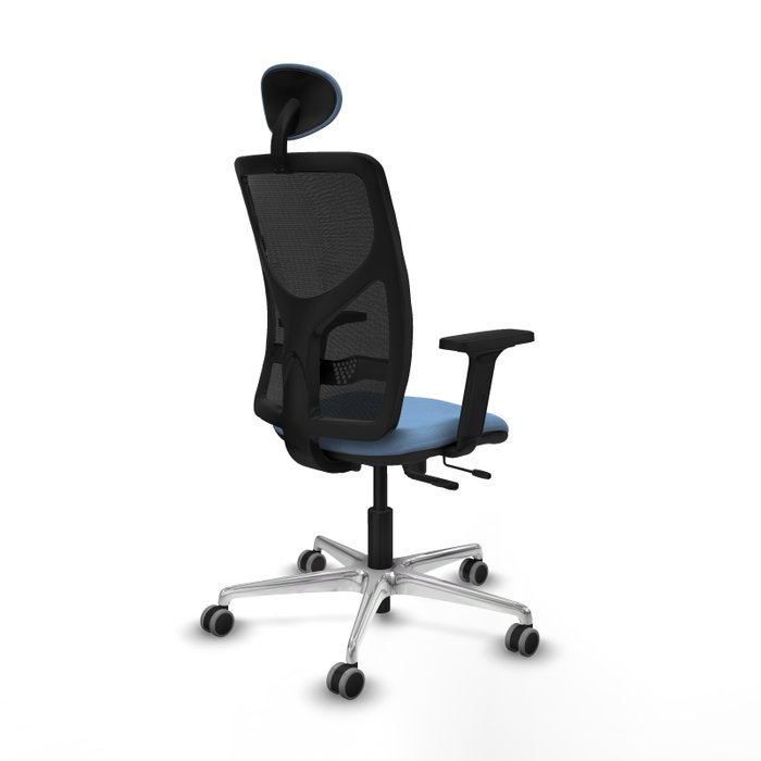 PIQUERAS Y CRESPO Silla de oficina Motilla con Mecanismo Sincro/Traslack Azul cielo y Negro PIQUERAS Y CRESPO Silla de oficina Motilla con Mecanismo Sincro/Traslack Azul cielo y Negro