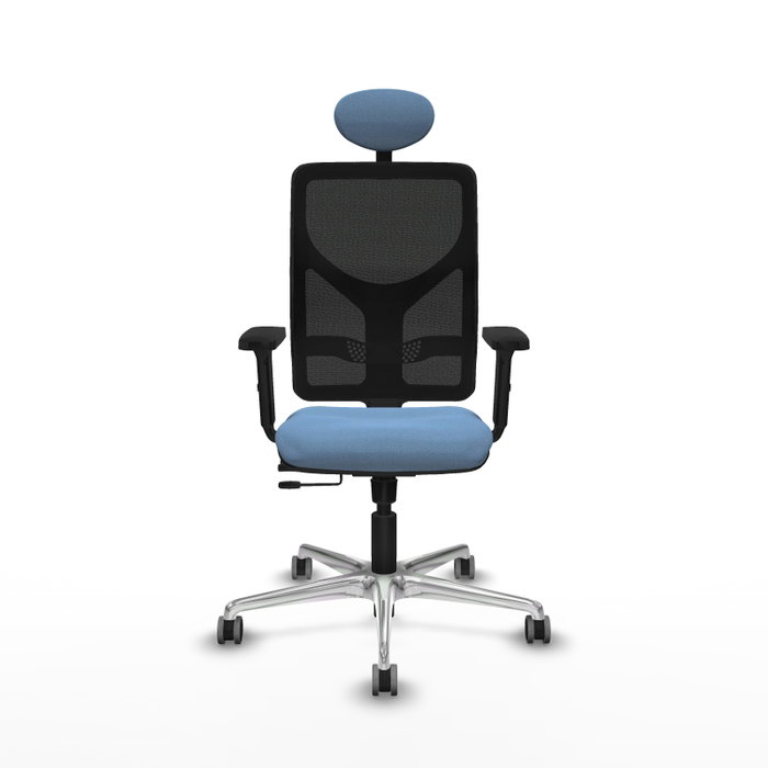 PIQUERAS Y CRESPO Silla de oficina Motilla con Mecanismo Sincro/Traslack Azul cielo y Negro PIQUERAS Y CRESPO Silla de oficina Motilla con Mecanismo Sincro/Traslack Azul cielo y Negro