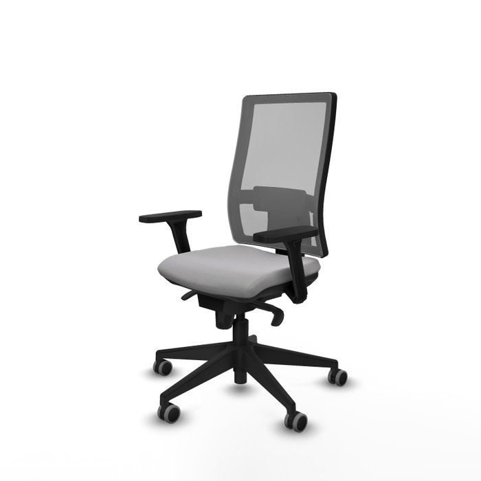 PIQUERAS Y CRESPO Silla de oficina Horna Gris con mecanismo Sincro