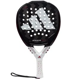 Adidas Metalbone HRD+ 2024 - Pala de pádel Ale Galan, diamante oversize, carbono aluminizado, color negro/blanco