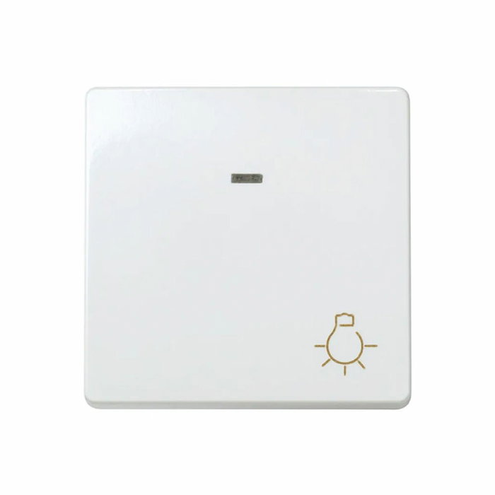 Simon Pulsador ancho luminoso serie 27 blanco Simon Pulsador ancho luminoso serie 27 blanco
