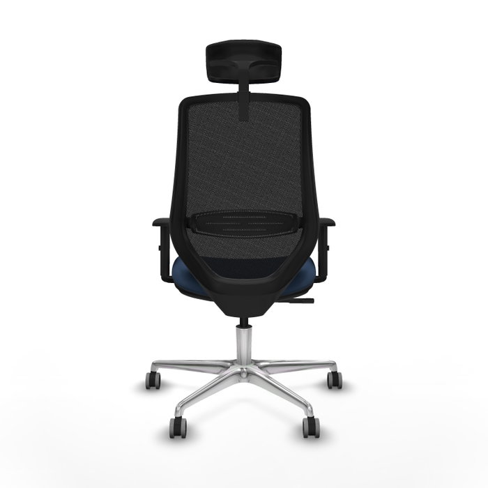 PIQUERAS Y CRESPO Silla de oficina Mardos con Mecanismo Sincro Azul Marino y Negro