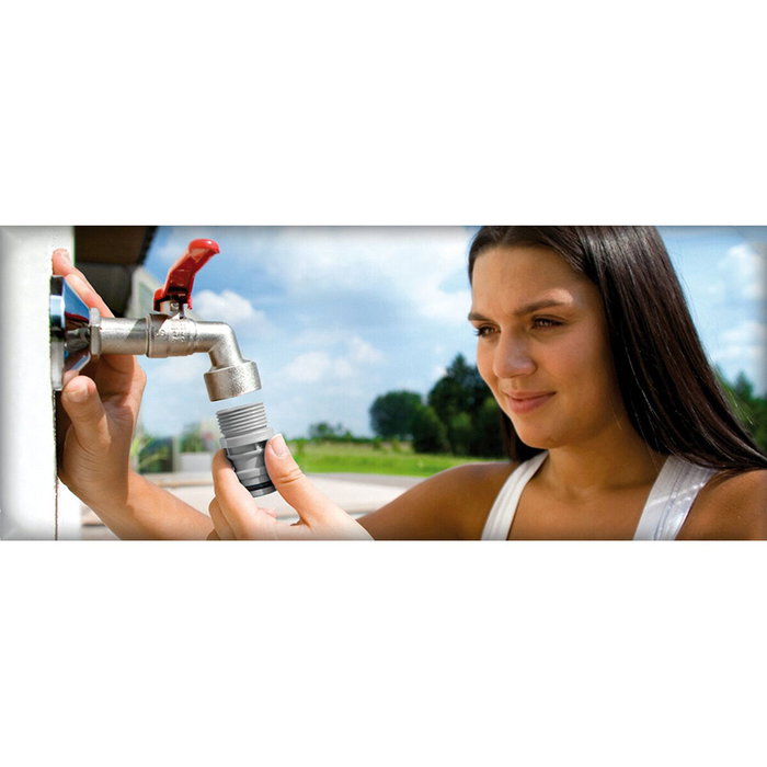 Cellfast Conector roscado macho Cellpro 6 bar, 1 pulg