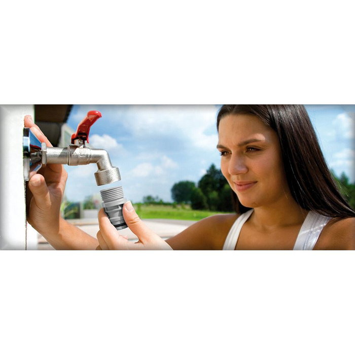 Cellfast Conector Roscado Macho 6 Bar 1 Pulg