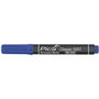Pica Marcador Permanente con Punta Redonda 1-4 mm, Azul