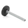 HERRAJES ALK Pie Nivelador TOFO Ø35 M8x70 H80 Negro con Rótula