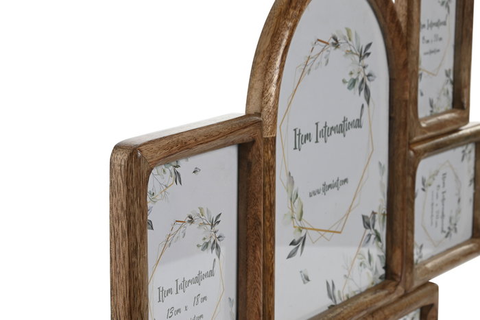 DKD Home Decor Marco Multifoto Mango Cristal 55x2x47 6F, Natural