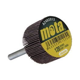 Mota Herramientas Cepillo de láminas con vástago 50 x 30 x 6 mm grano 80