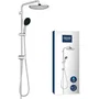 Grohe 26680001 Columna de ducha con desviador manual, Ahorro de agua, Cromo