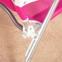 AKTIVE Silla plegable de aluminio 5 posiciones 48X