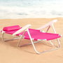 AKTIVE Silla plegable de aluminio 5 posiciones 48X