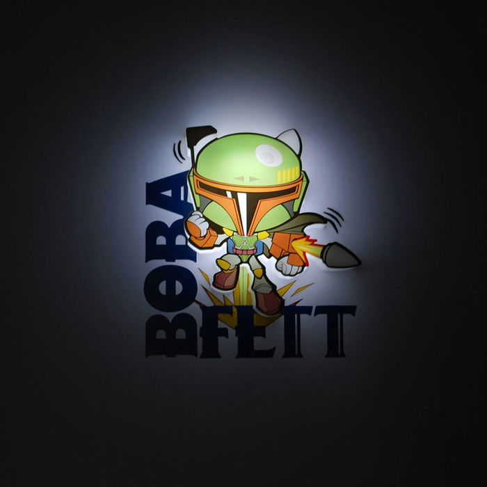 3D Light FX Lámpara Mini Boba Fett Star Wars LED