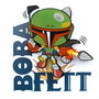 3D Light FX Lámpara Mini Boba Fett Star Wars LED
