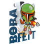 3D Light FX Lámpara Mini Boba Fett Star Wars LED