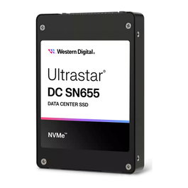 Western Digital Ultrastar DC SN655 15.36 TB U.3 PCIe 4.0 NVMe SSD