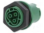 WIELAND Conector industrial redondo RST 3 pines verde
