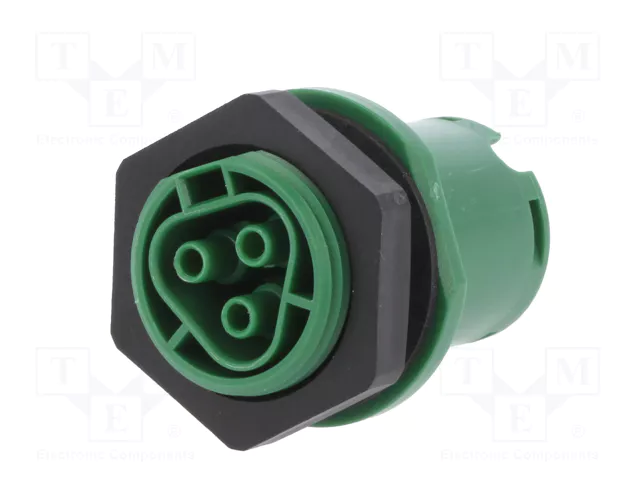 WIELAND Conector industrial redondo RST 3 pines verde WIELAND Conector industrial redondo RST 3 pines verde