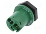 WIELAND Conector industrial redondo RST 3 pines verde