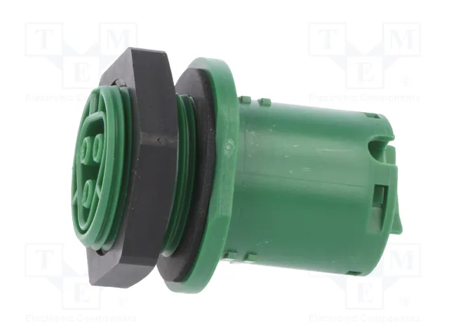 WIELAND Conector industrial redondo RST 3 pines verde WIELAND Conector industrial redondo RST 3 pines verde