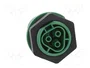 WIELAND Conector industrial redondo RST 3 pines verde