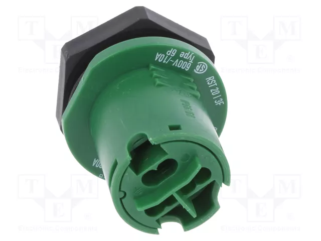 WIELAND Conector industrial redondo RST 3 pines verde WIELAND Conector industrial redondo RST 3 pines verde