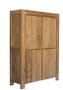 DKD Home Decor Armario Indo minimal 24 Natural 4 puertas 130 x 45 x 180 cm