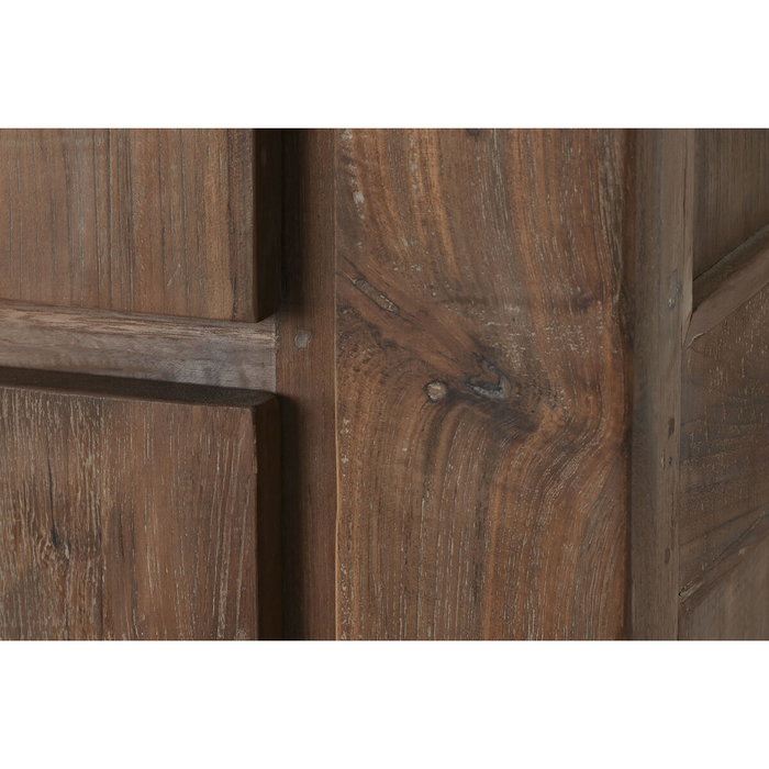 DKD Home Decor Armario de Teca Reciclada 4 Puertas Natural DKD Home Decor Armario de Teca Reciclada 4 Puertas Natural