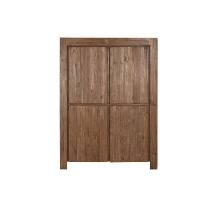 DKD Home Decor Armario de Teca Reciclada 4 Puertas Natural DKD Home Decor Armario de Teca Reciclada 4 Puertas Natural